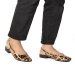 LOLA – Escarpins à bride plat en Leopard – Image 4