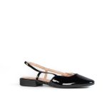LOLA – Escarpins à bride plat en Noir