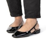 LOLA – Escarpins à bride plat en Noir – Image 5