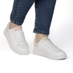 SIVY – Baskets à plateforme en Beige – Image 4