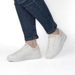 SIVY – Baskets à plateforme en Beige – Image 5