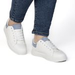 SIVY – Baskets à plateforme en Bleu – Image 4