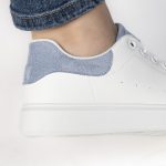 SIVY – Baskets à plateforme en Bleu – Image 8