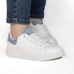 SIVY – Baskets à plateforme en Bleu – Image 7