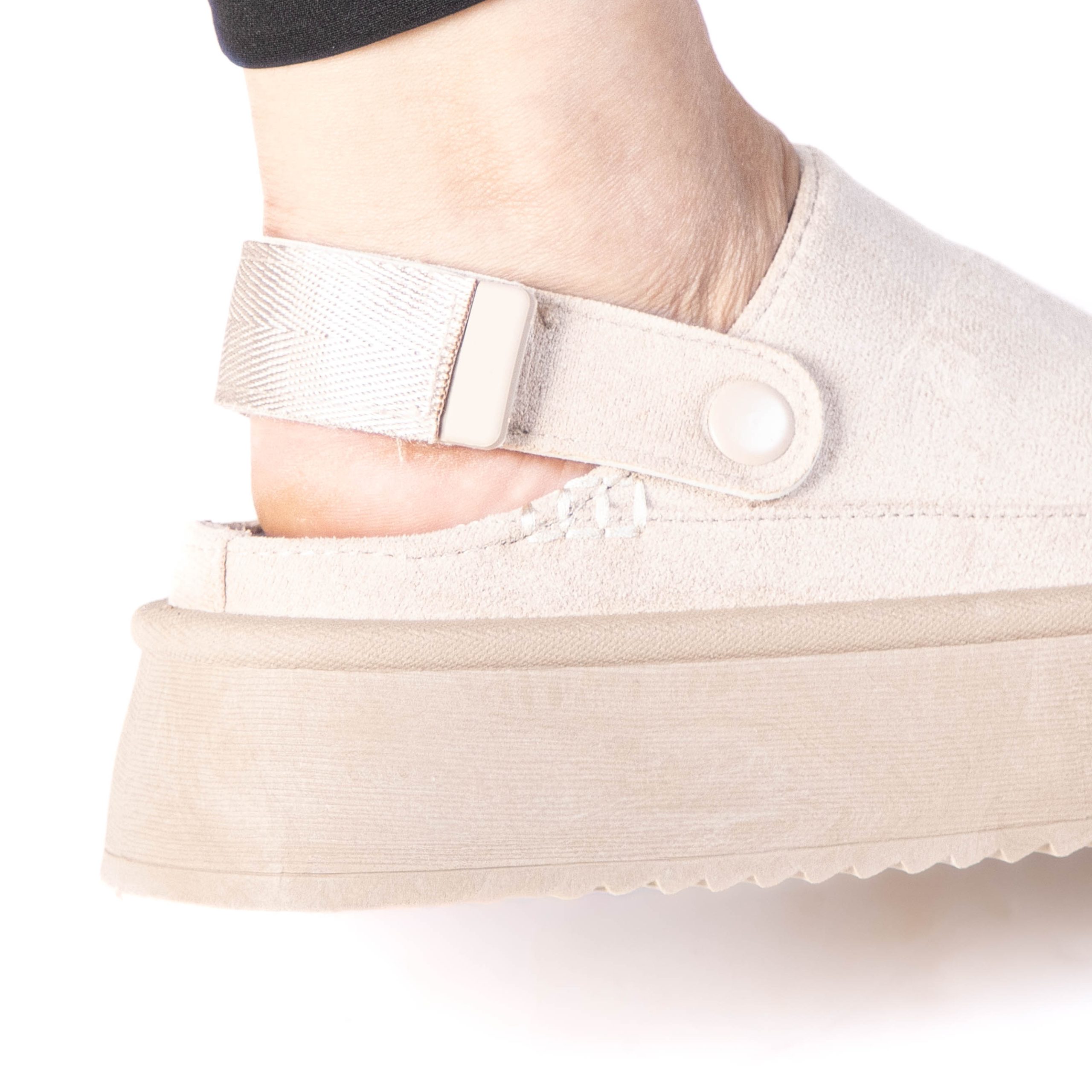 TE-17-FDBeige-38_7 Fleecy – Chaussons à plateforme en Beige – Image 8