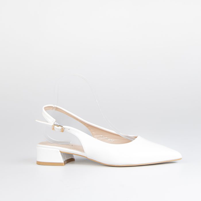 MILANA - Escarpins à bride plat en Blanc – Image 1