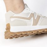 VANESSA – Baskets femmes en Beige – Image 5