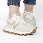 VANESSA – Baskets femmes en Beige – Image 7