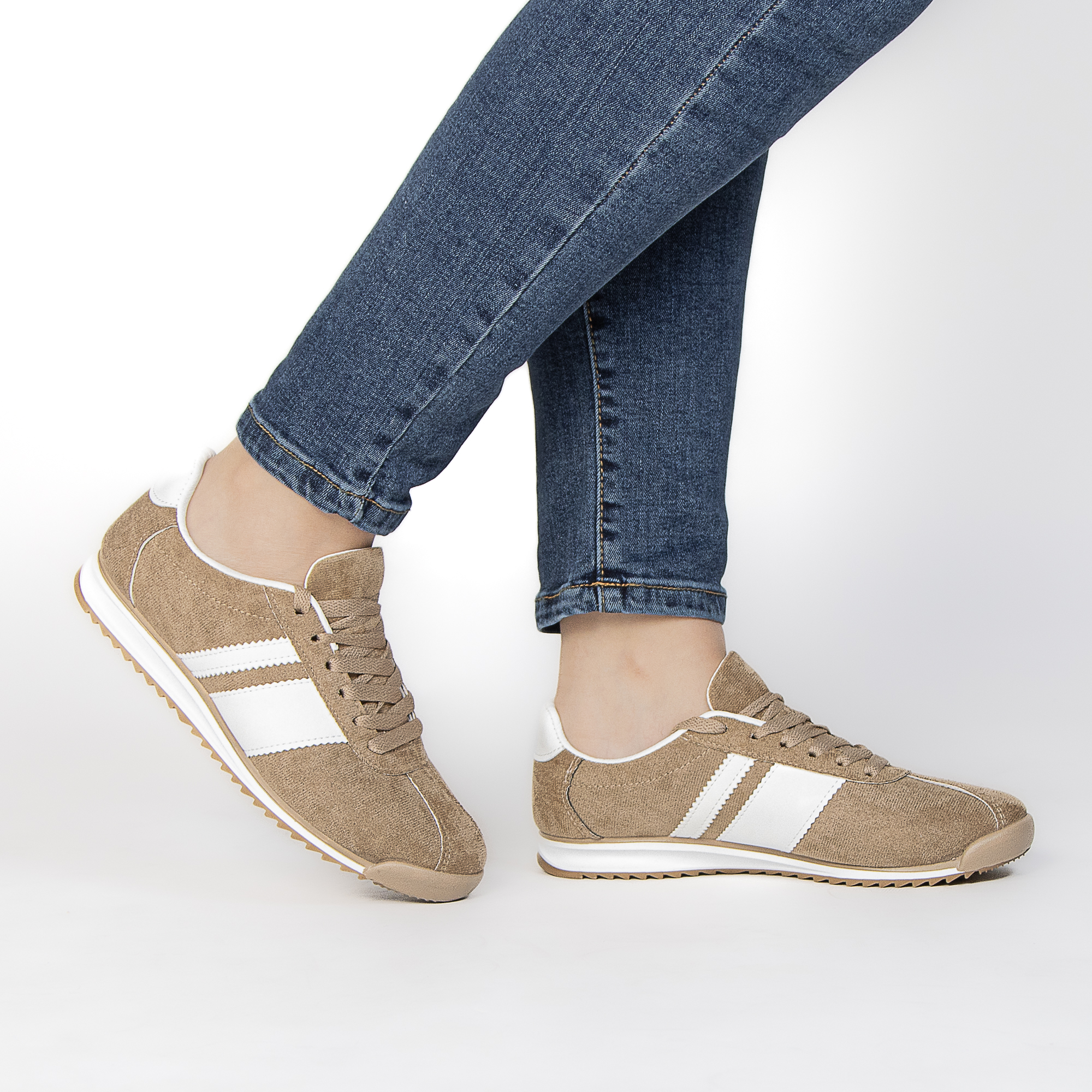 TE-2502-FDKaki-37_2 FELLA – Baskets Femmes en Kaki – Image 2