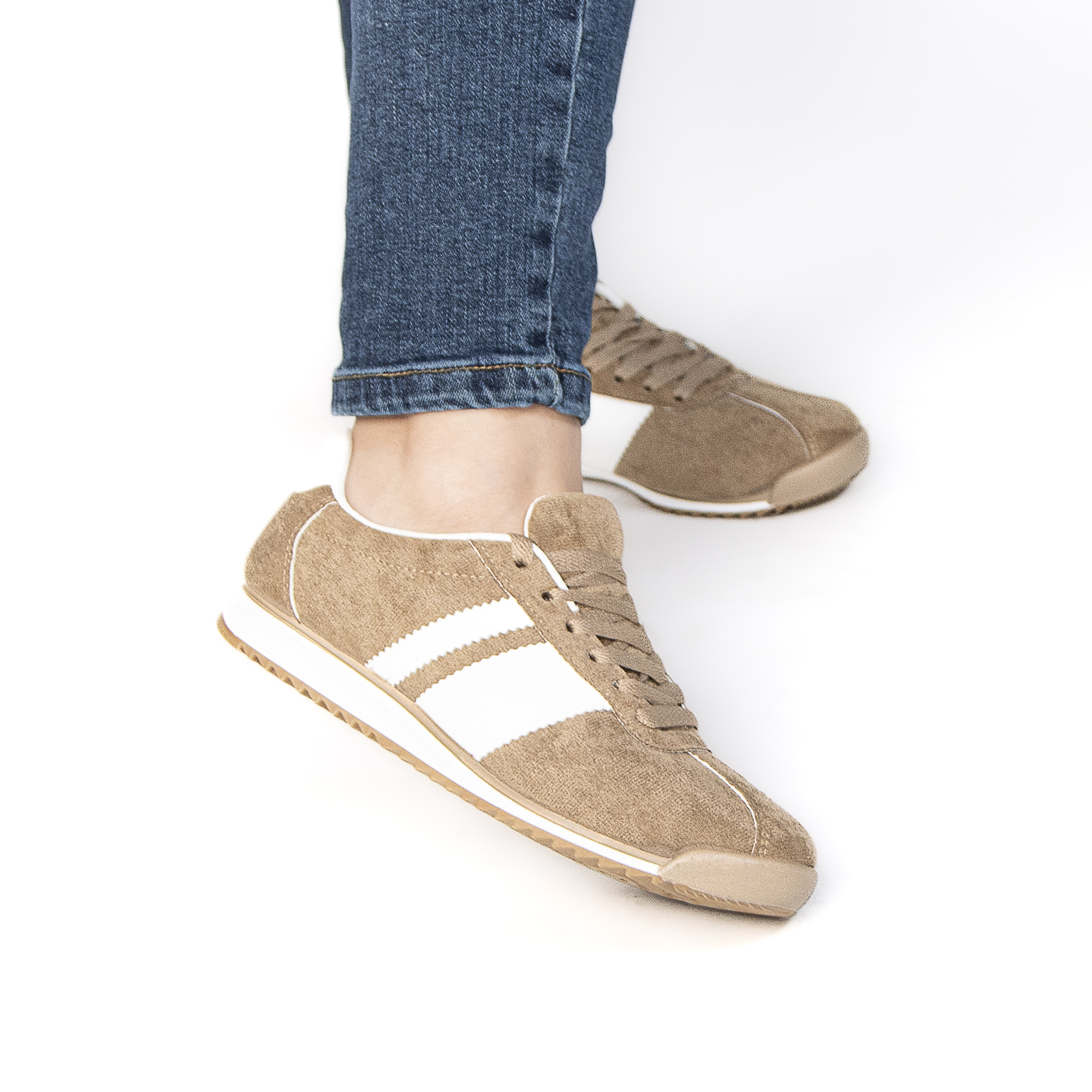 TE-2502-FDKaki-37_4 FELLA – Baskets Femmes en Kaki – Image 4