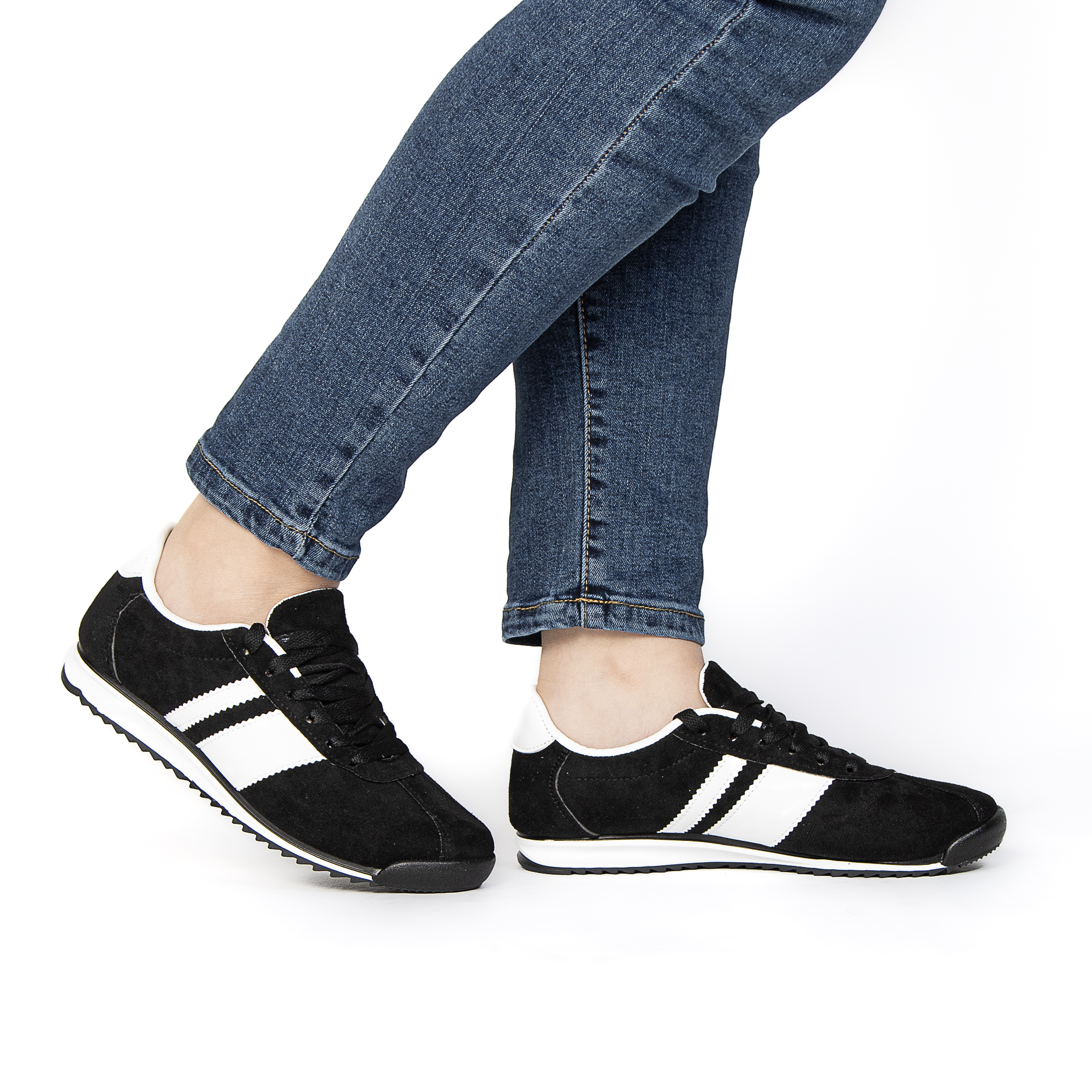 TE-2502-FDNoir-37_2 FELLA – Baskets Femmes en Noir – Image 2