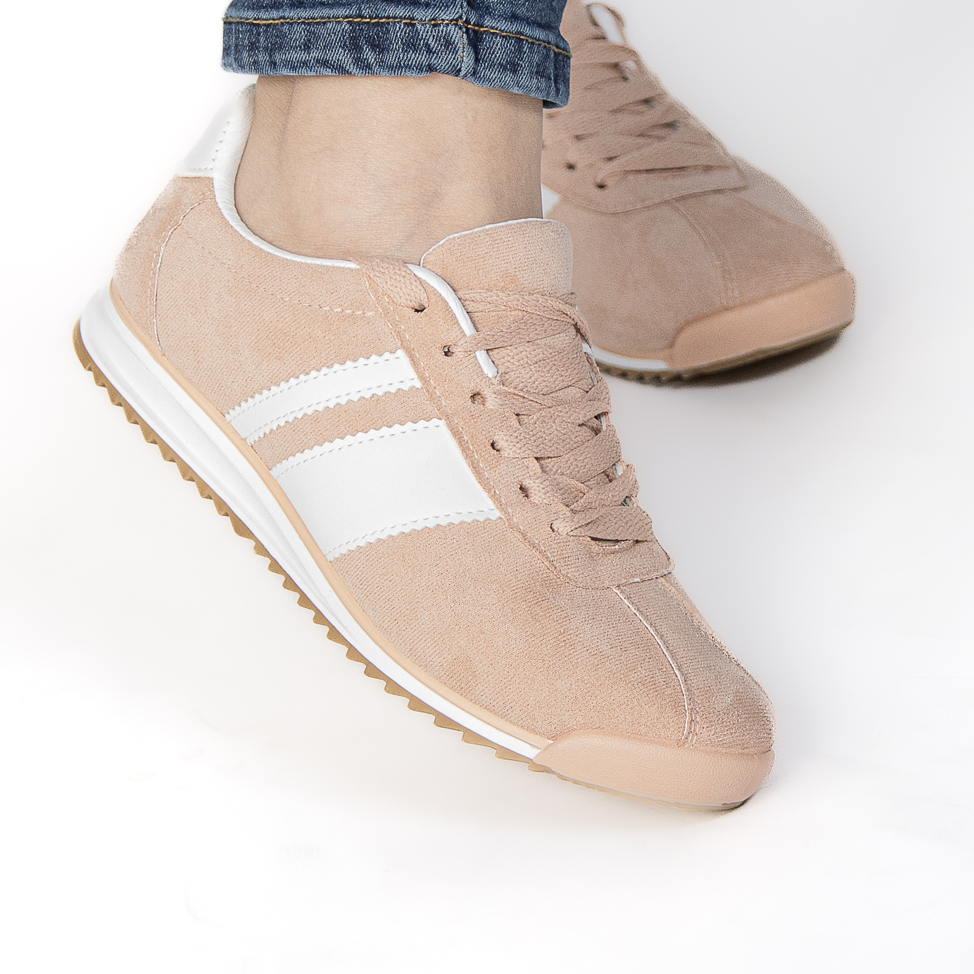 TE-2502-FDRose-37_6 FELLA – Baskets Femmes en Rose – Image 3