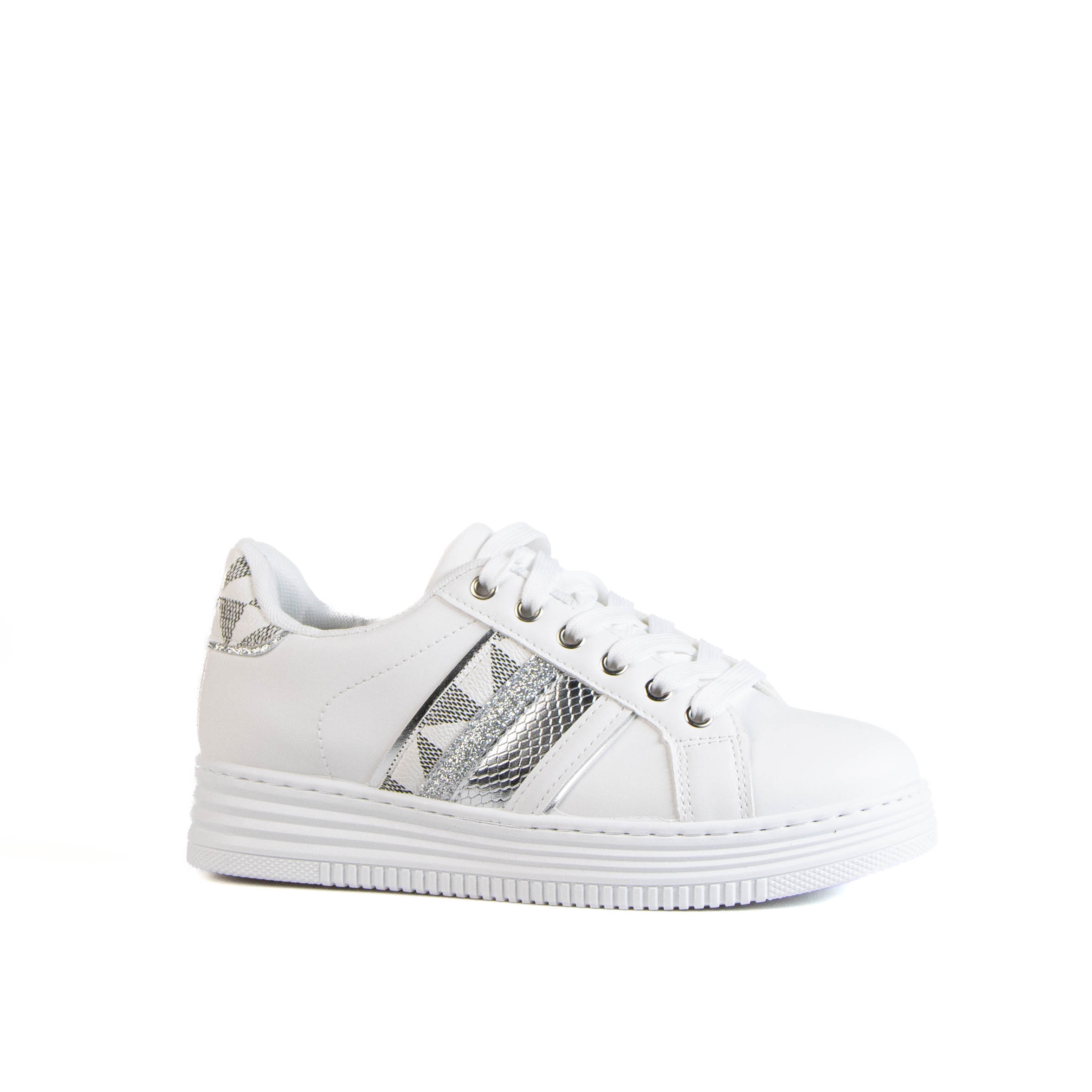 TE-27-MABlanc-38_1 LILA – Baskets Femmes en Blanc – Image 1