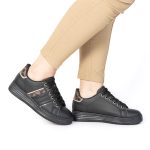 LILA – Baskets Femmes en Noir – Image 2