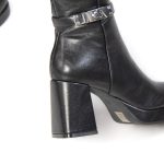 Ayla – Bottines à talon large en Noir – Image 5