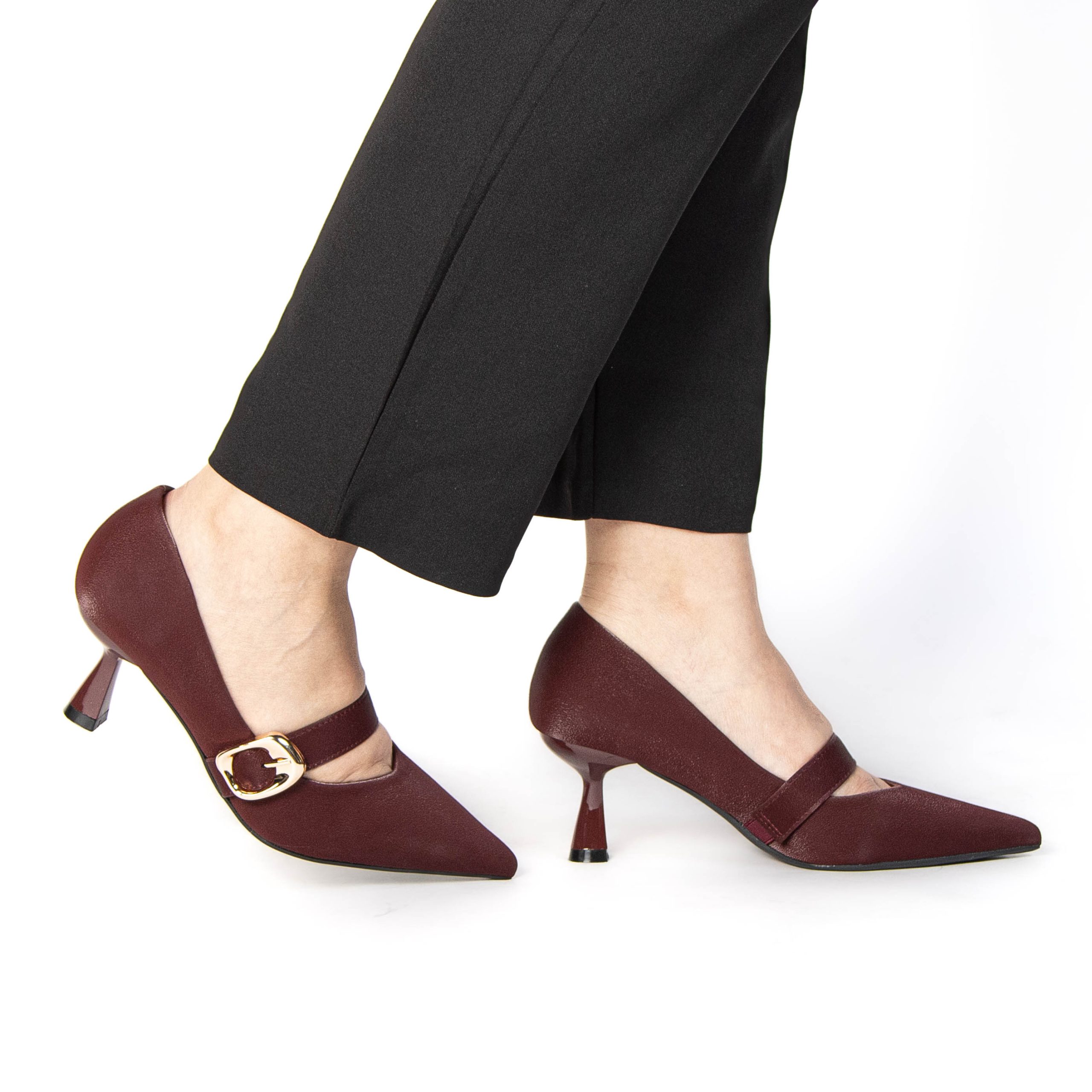 TE-31-MABordeau-38_2 NEELA – Escarpins Femmes en Bordeau – Image 2
