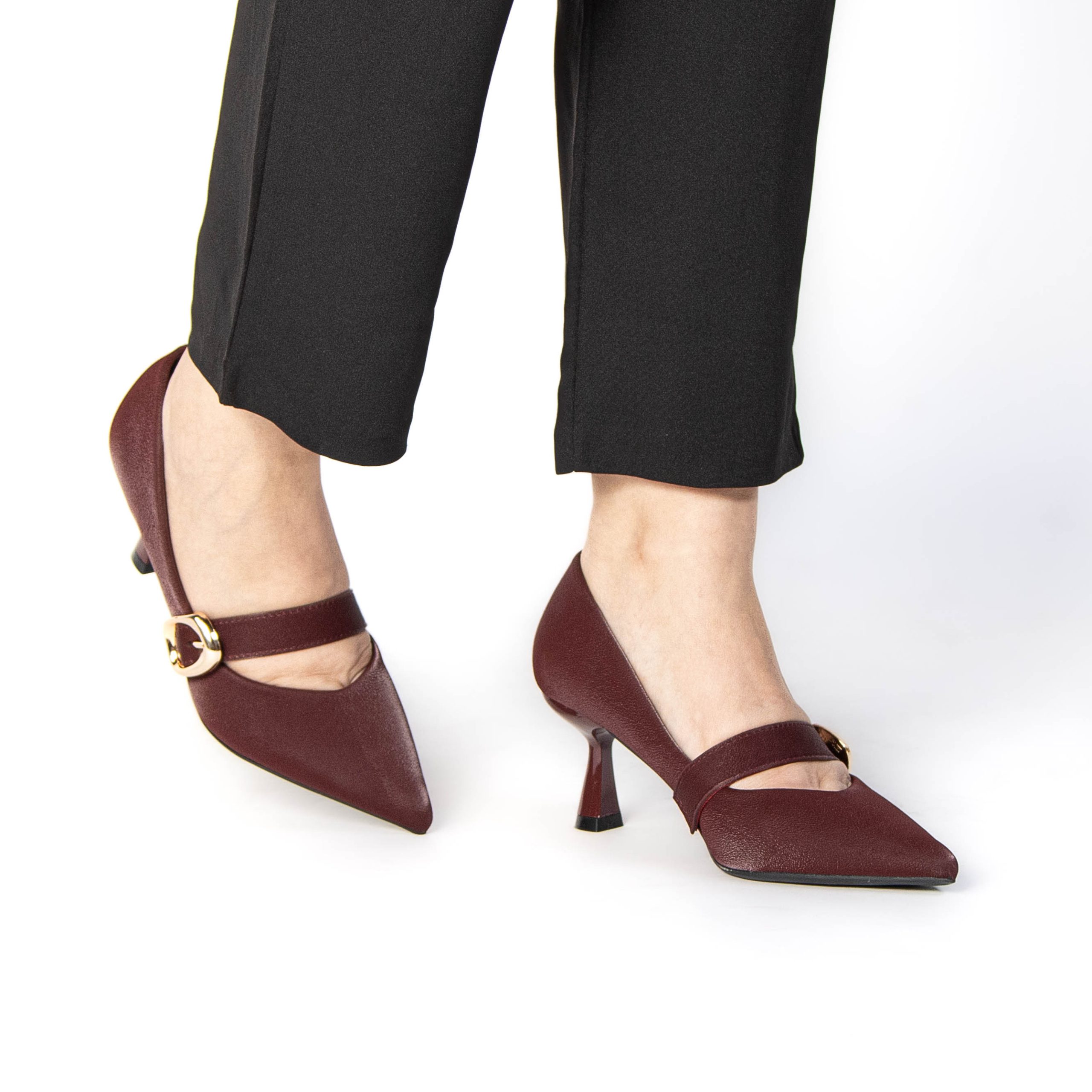 TE-31-MABordeau-38_3 NEELA – Escarpins Femmes en Bordeau – Image 3