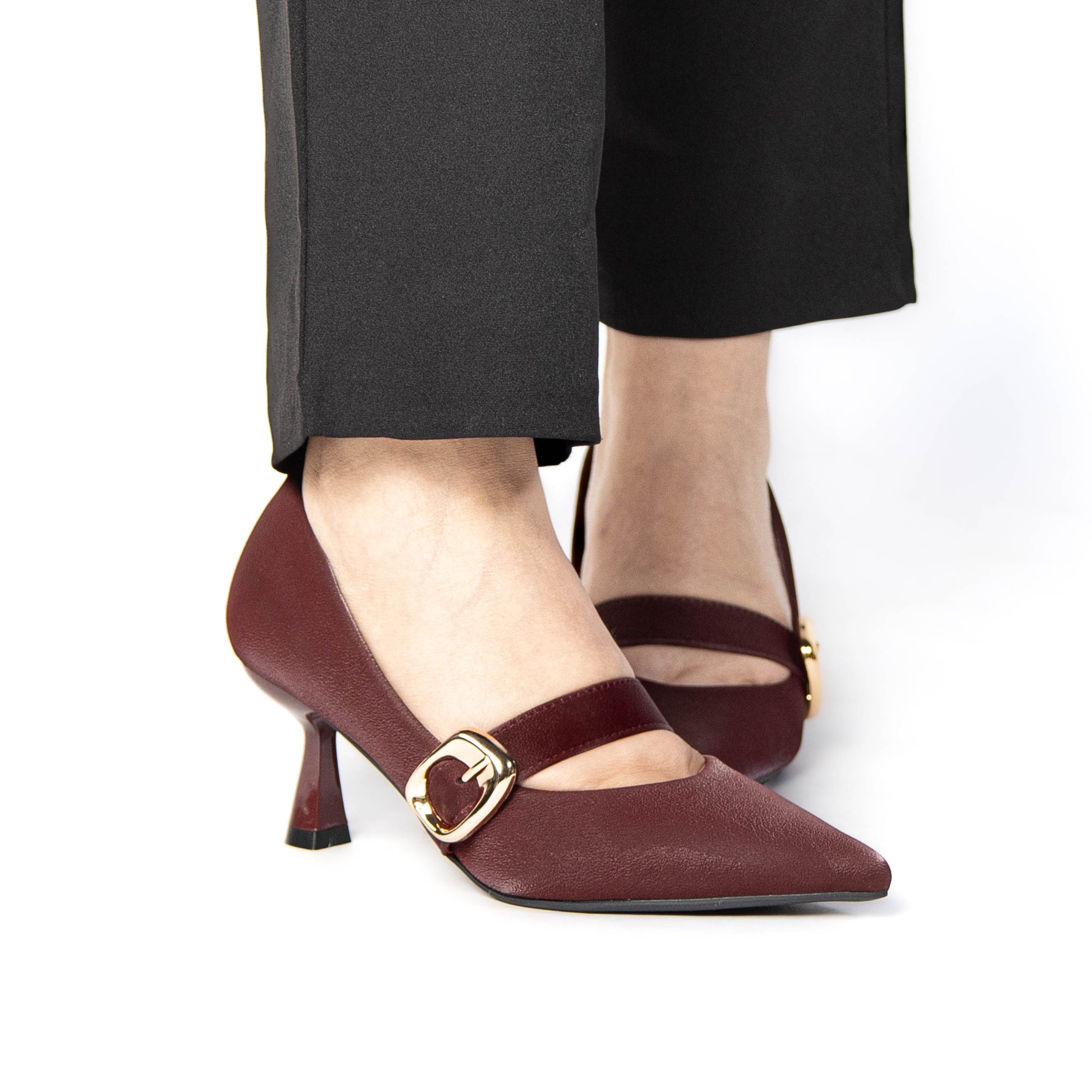 TE-31-MABordeau-38_8 NEELA – Escarpins Femmes en Bordeau – Image 7