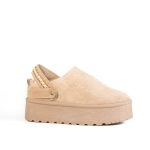 Shaggy – Chaussons à plateforme en Kaki