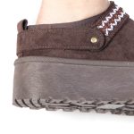 Shaggy – Chaussons à plateforme en Marron – Image 6