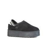 Shaggy – Chaussons à plateforme en Noir