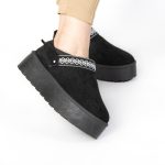 Shaggy – Chaussons à plateforme en Noir – Image 5