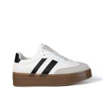 Solaro – Baskets à plateforme en Blanc