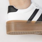 Solaro – Baskets à plateforme en Blanc – Image 5