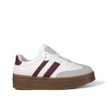 Solaro – Baskets à plateforme en Bordeau