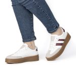 Solaro – Baskets à plateforme en Bordeau – Image 6