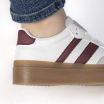 Solaro – Baskets à plateforme en Bordeau – Image 5