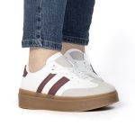 Solaro – Baskets à plateforme en Bordeau – Image 7