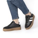 Solaro – Baskets à plateforme en Noir – Image 6