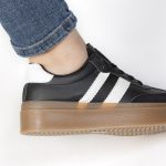 Solaro – Baskets à plateforme en Noir – Image 4