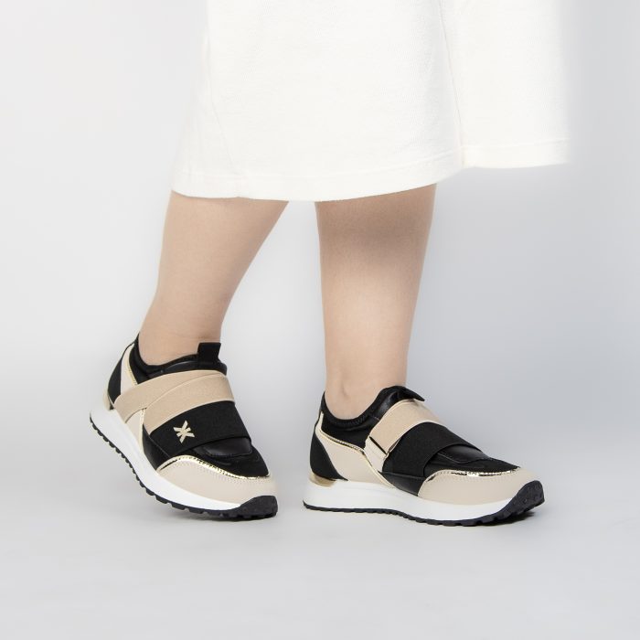 Melvine - Baskets Femmes en Beige – Image 4