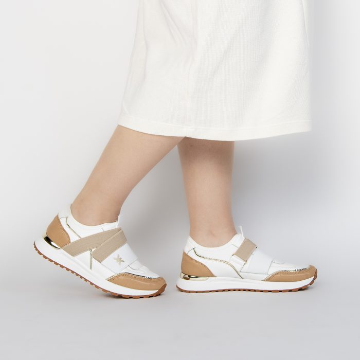 Melvine - Baskets Femmes en Kaki – Image 2