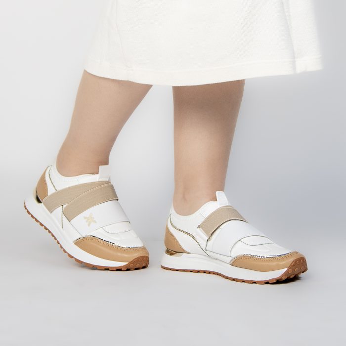 Melvine - Baskets Femmes en Kaki – Image 4