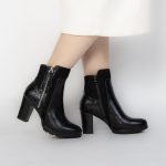 CELINA - Bottines Femmes en Noir