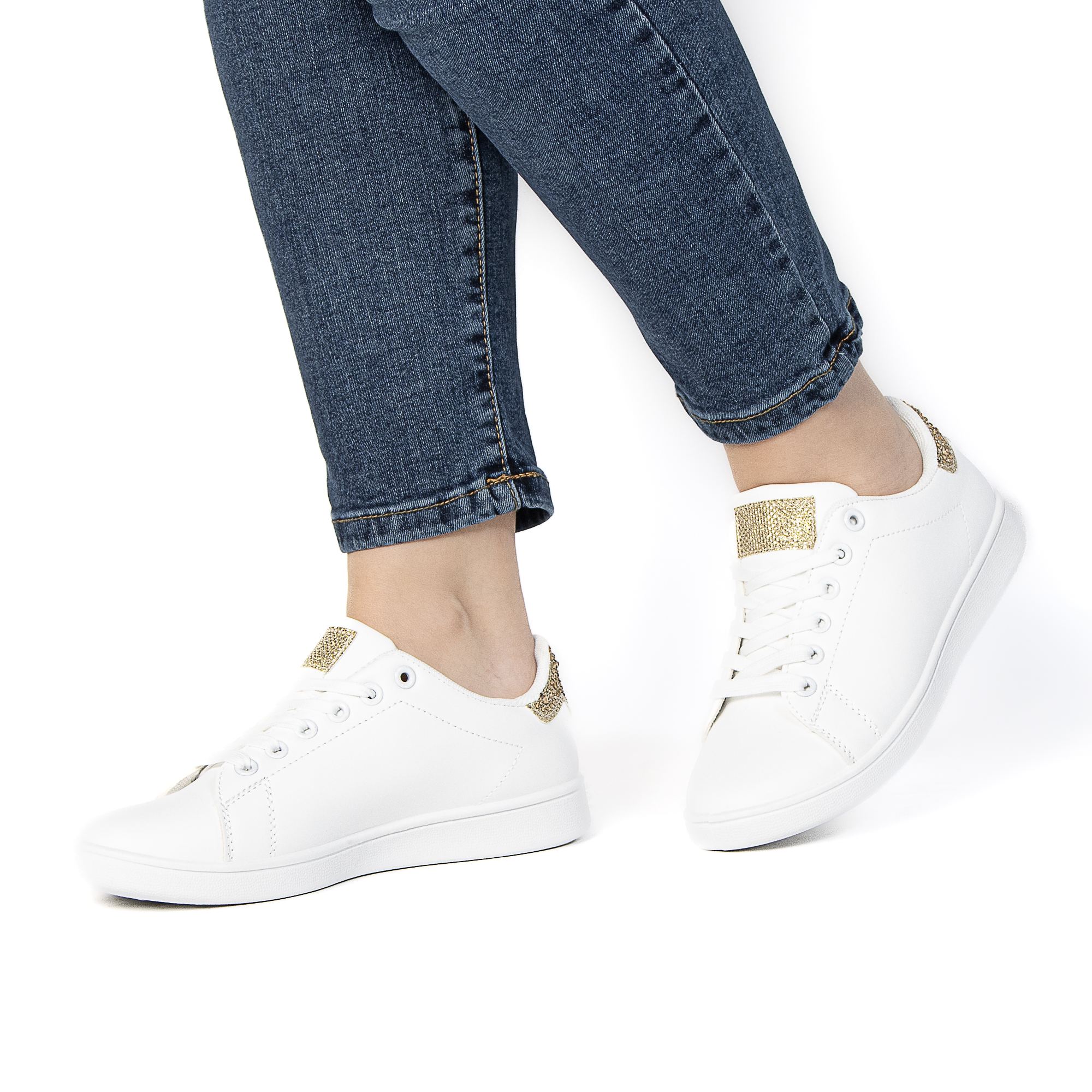 TE-622-MADore-37_5 Evander – Baskets femmes en Doré – Image 7