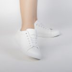 HEDDY - Baskets Basse Blanche avec détail en Noir – Image 7