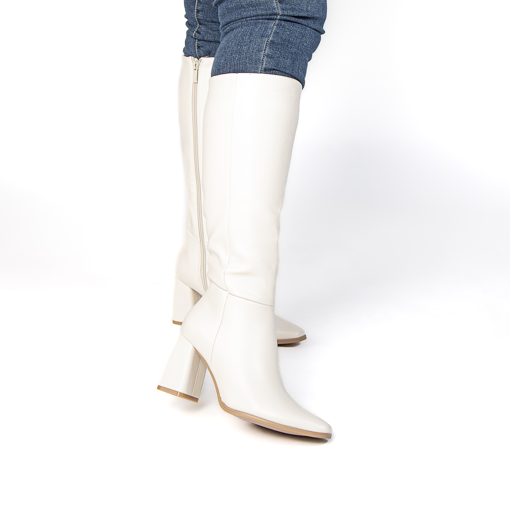 TE-6373-MABeige-37_3 DRINDLE – Bottes femmes en Beige – Image 3