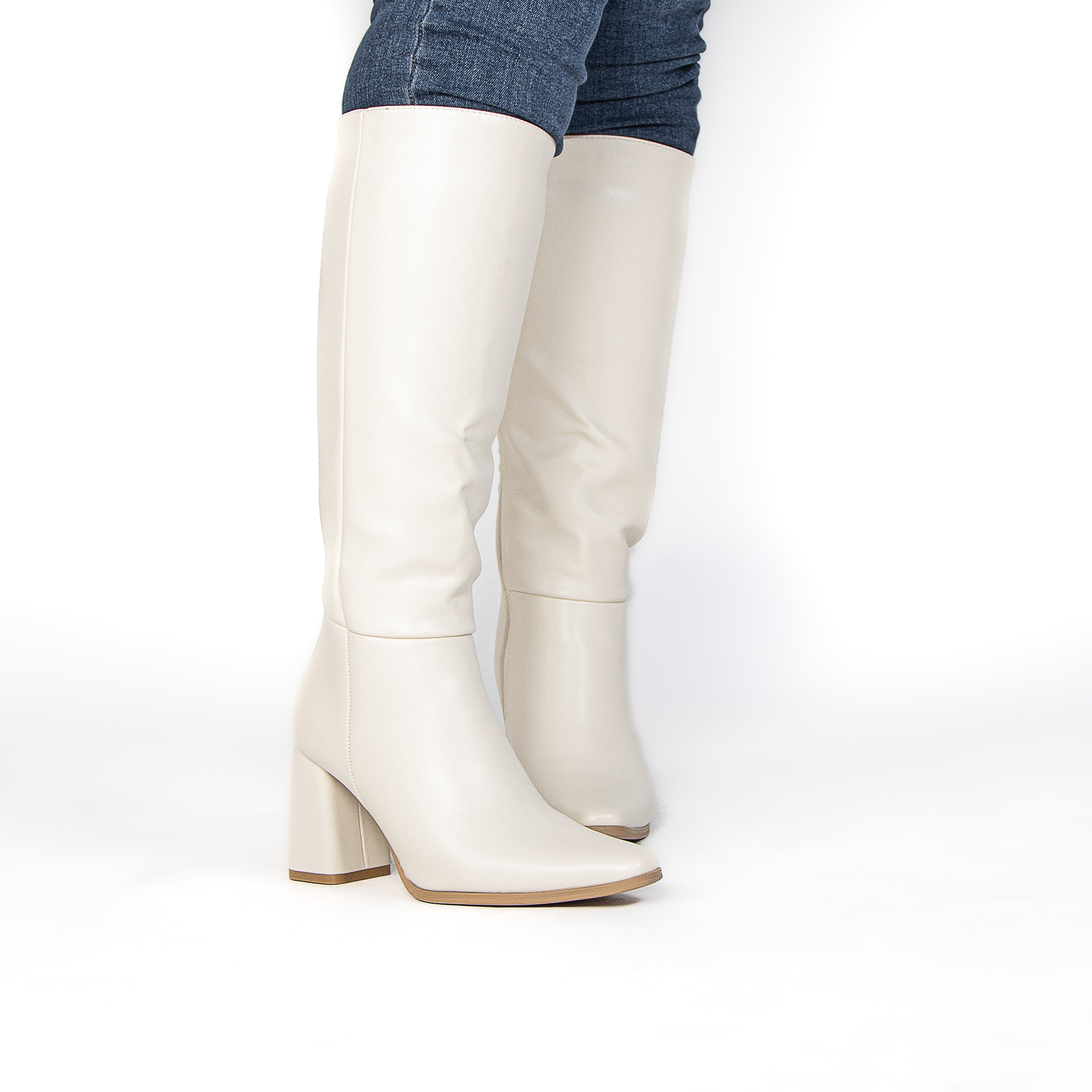 TE-6373-MABeige-37_7 DRINDLE – Bottes femmes en Beige – Image 6