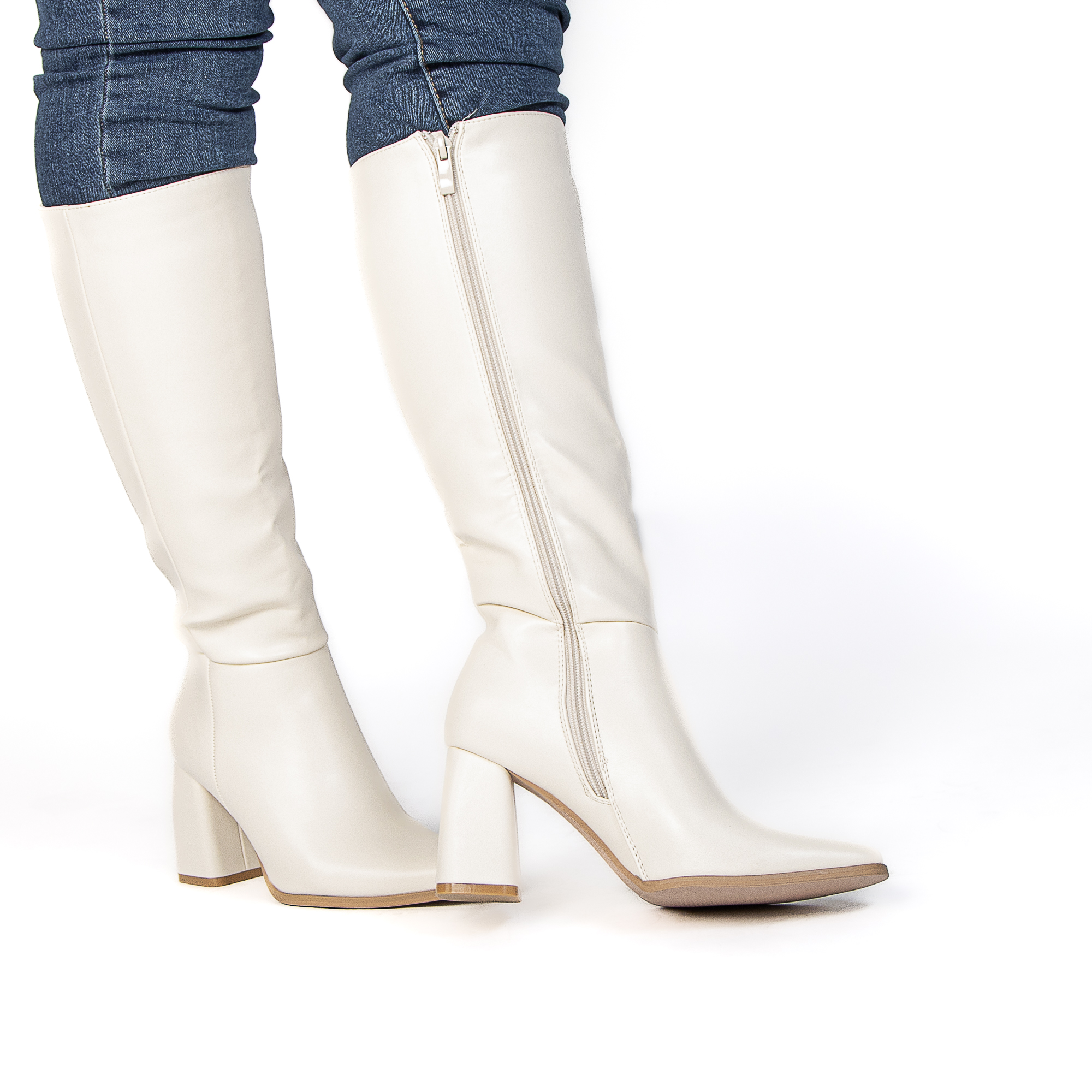 TE-6373-MABeige-37_8 DRINDLE – Bottes femmes en Beige – Image 8