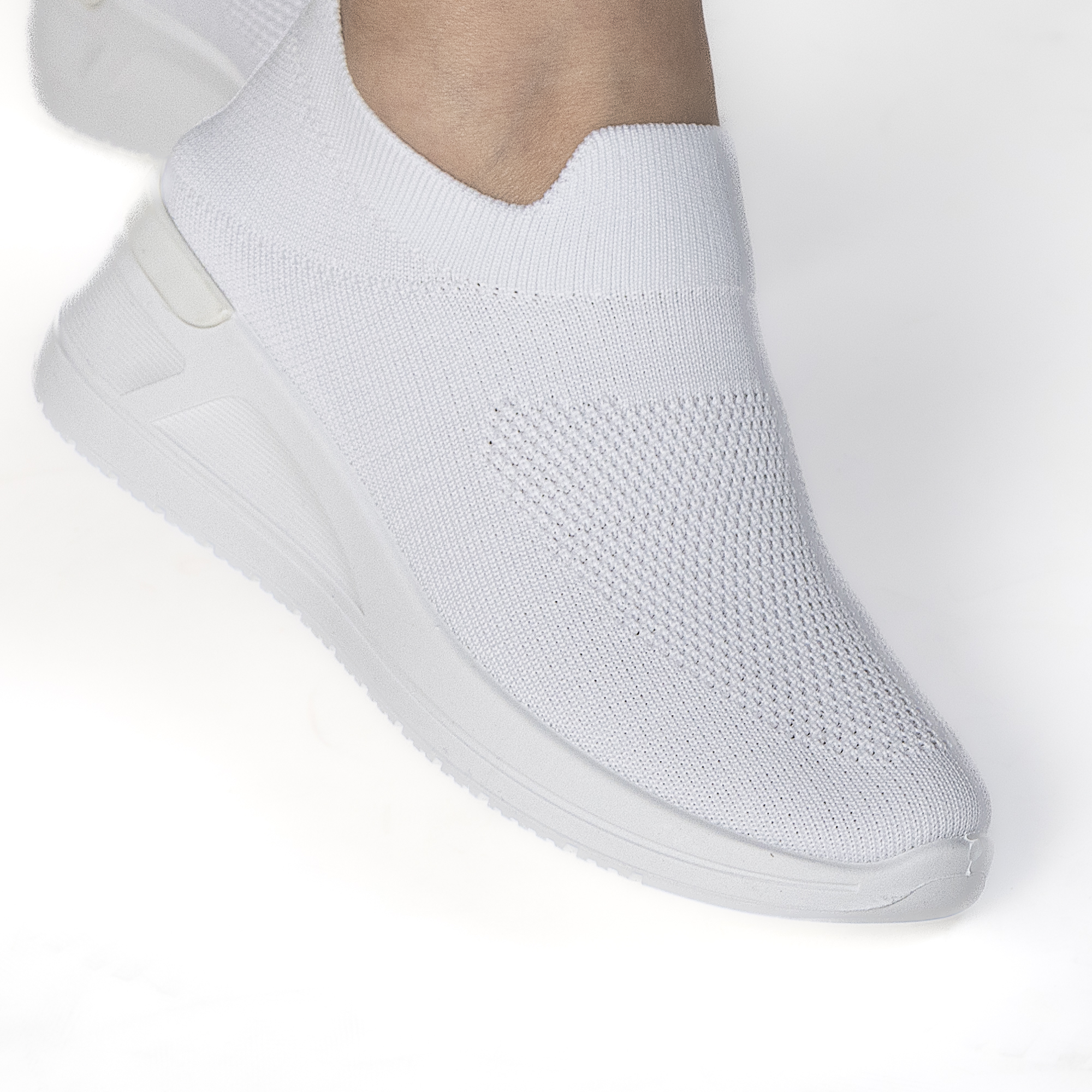 TE-68-TEBlanc-37_6 ARIA – Baskets Confort Respirantes en Blanc – Image 3