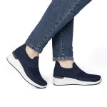 ARIA – Baskets Confort Respirantes en Bleu marine – Image 2