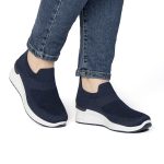 ARIA – Baskets Confort Respirantes en Bleu marine – Image 4