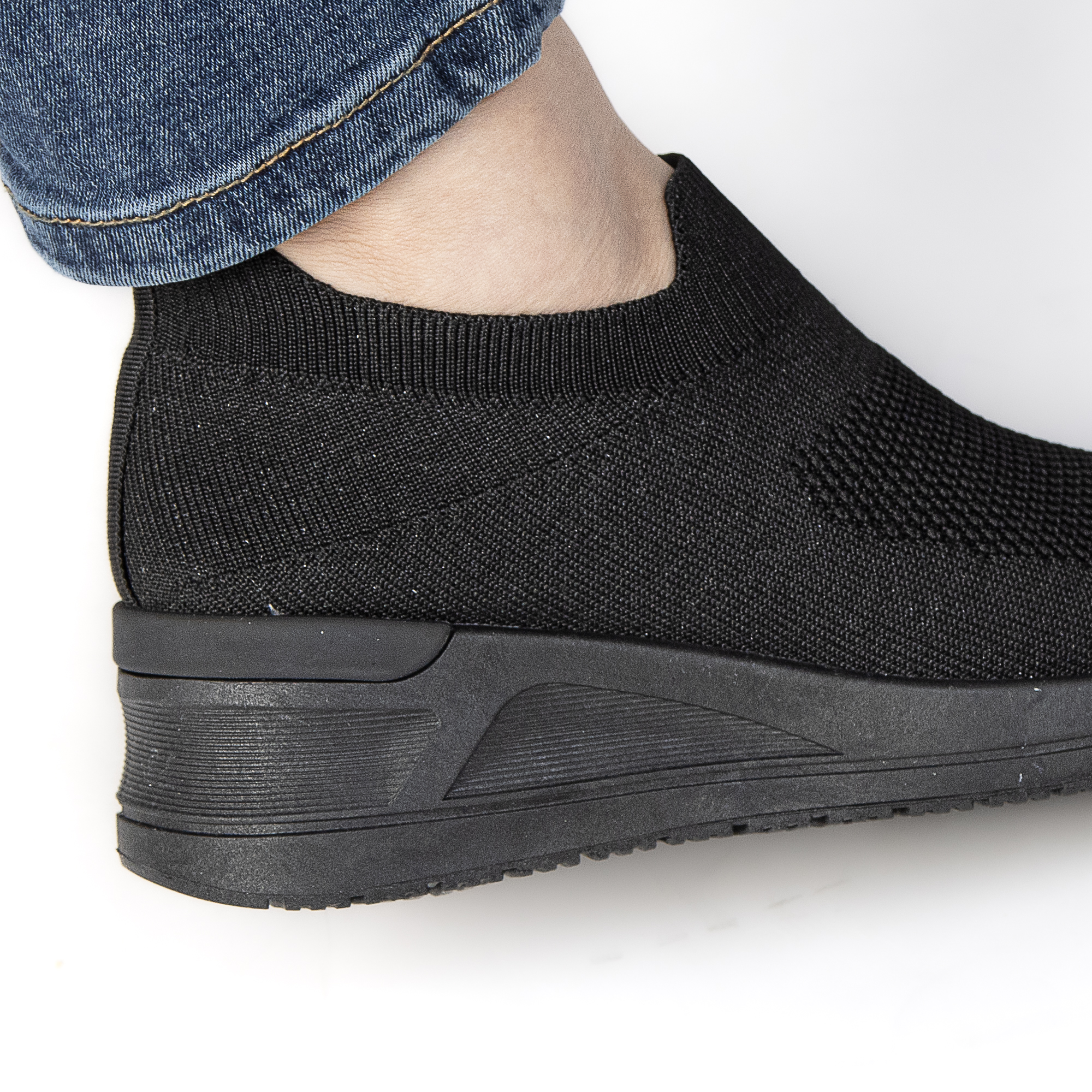 TE-68-TENoir-37_7 ARIA – Baskets Confort Respirantes en Noir – Image 8