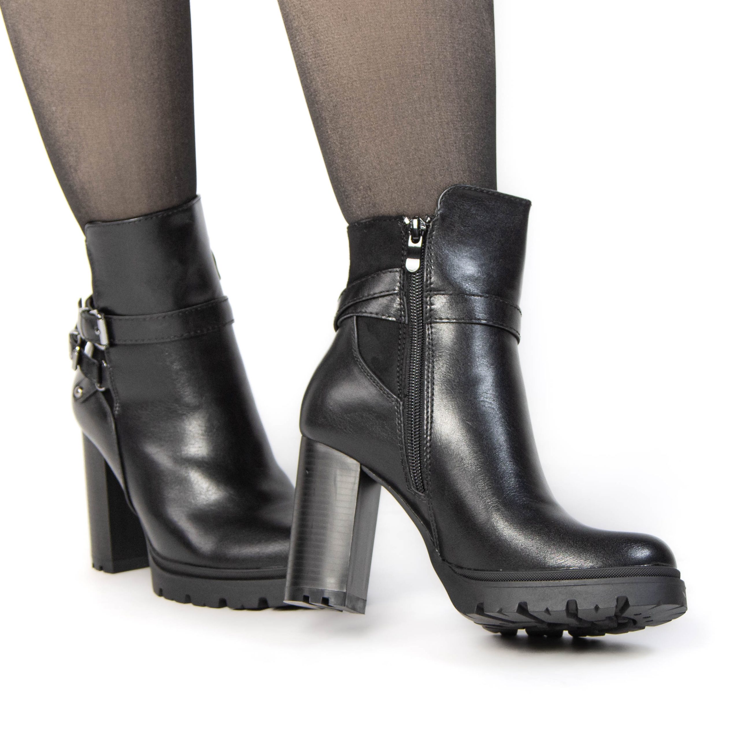 TE-710-MANoir-38_9 Major – Bottines à talon en Noir – Image 8