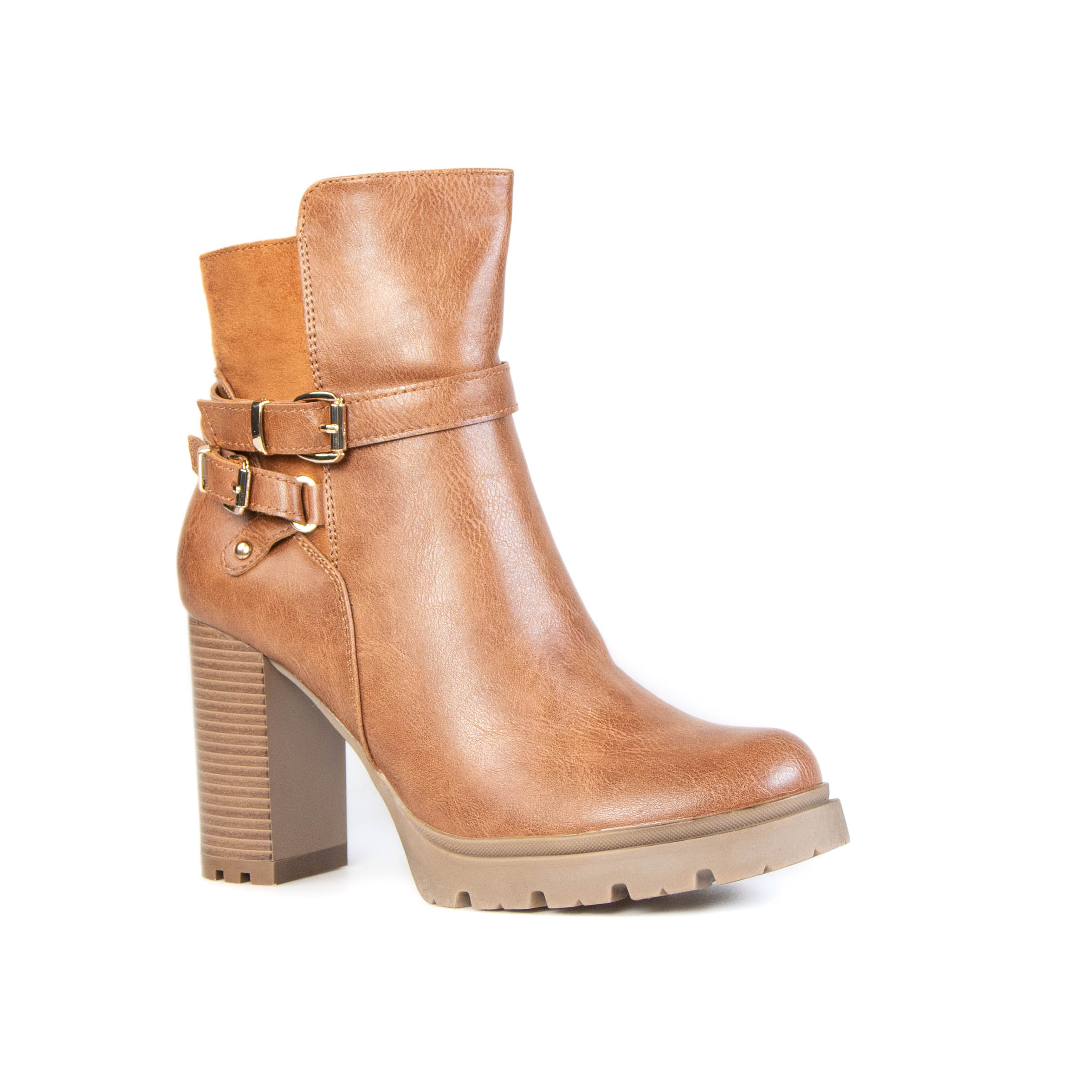 TE-710-MATabac-38_1 Major – Bottines à talon en Tabac – Image 1