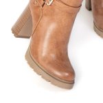 Major – Bottines à talon en Tabac – Image 3